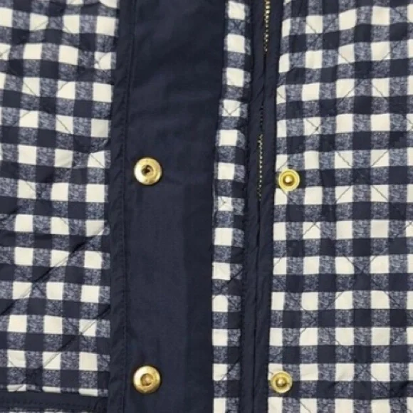 Excellent condition Draper James RSVP Reversible Quilted Puffer Vest Size Med. - Picture 5 of 8